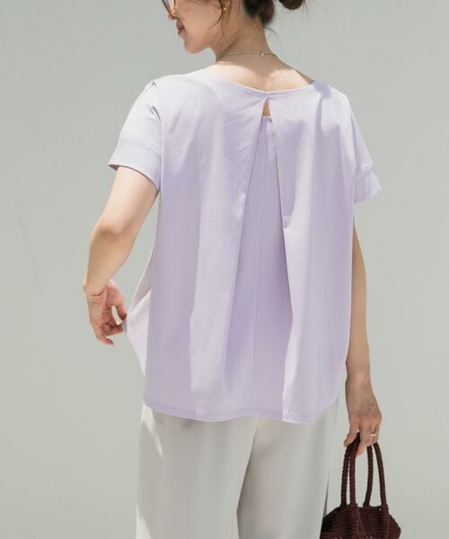 URBAN RESEARCH DOORS / アーバンリサーチ ドアーズ Tシャツ | 『仁村紗和さん着用』『UR TECH』サマシェアバックデザインプルオーバー | 詳細22