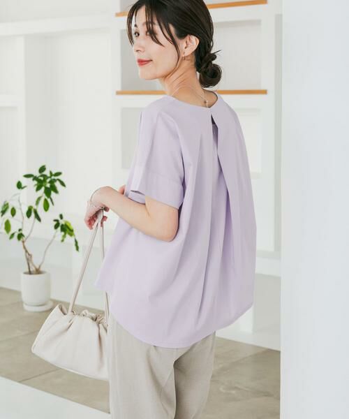 URBAN RESEARCH DOORS / アーバンリサーチ ドアーズ Tシャツ | 『仁村紗和さん着用』『UR TECH』サマシェアバックデザインプルオーバー | 詳細28