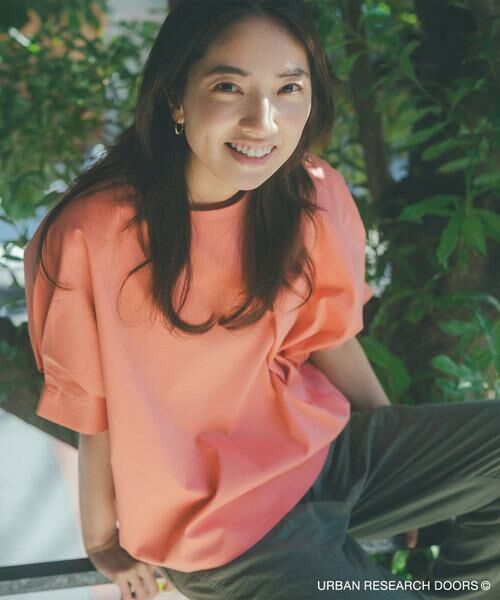 URBAN RESEARCH DOORS / アーバンリサーチ ドアーズ Tシャツ | 『仁村紗和さん着用』『UR TECH』サマシェアタックスリーブプルオーバー | 詳細1