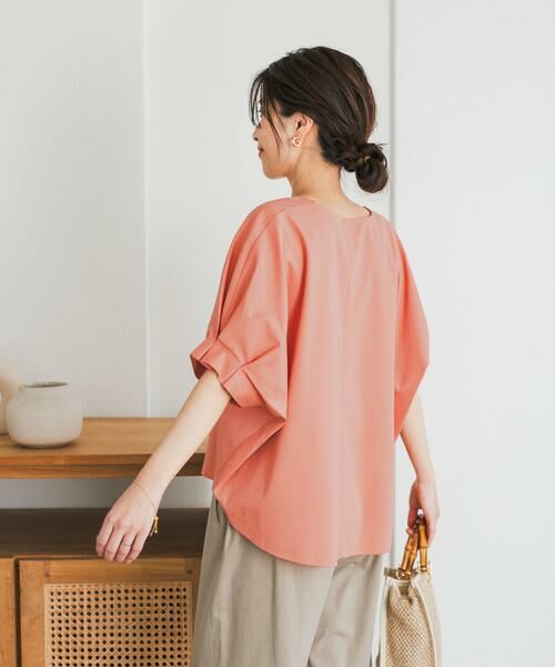 URBAN RESEARCH DOORS / アーバンリサーチ ドアーズ Tシャツ | 『仁村紗和さん着用』『UR TECH』サマシェアタックスリーブプルオーバー | 詳細10