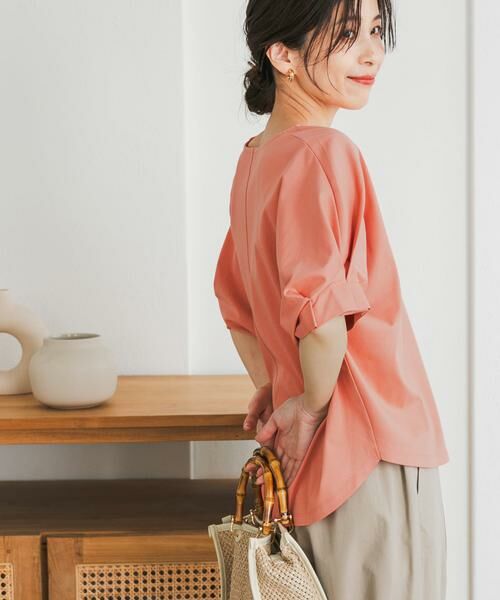 URBAN RESEARCH DOORS / アーバンリサーチ ドアーズ Tシャツ | 『仁村紗和さん着用』『UR TECH』サマシェアタックスリーブプルオーバー | 詳細13