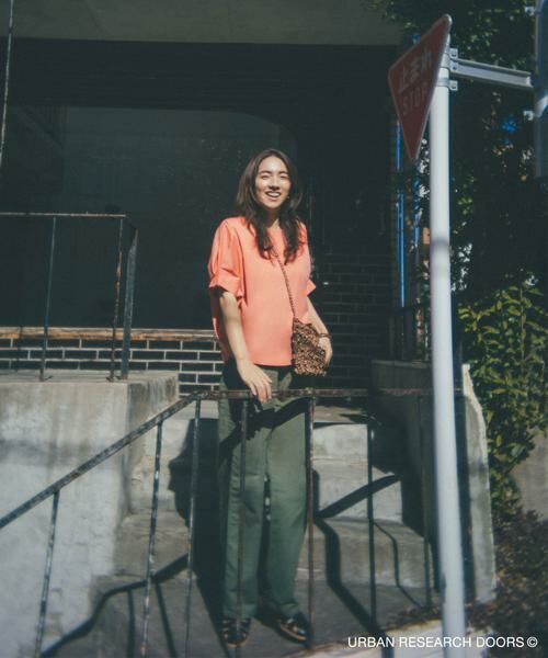 URBAN RESEARCH DOORS / アーバンリサーチ ドアーズ Tシャツ | 『仁村紗和さん着用』『UR TECH』サマシェアタックスリーブプルオーバー | 詳細4