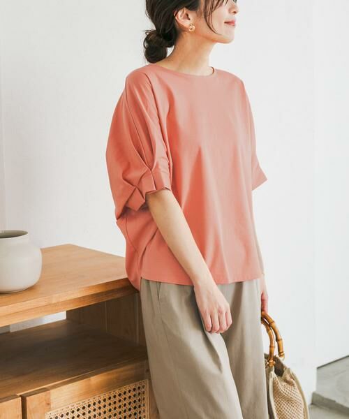 URBAN RESEARCH DOORS / アーバンリサーチ ドアーズ Tシャツ | 『仁村紗和さん着用』『UR TECH』サマシェアタックスリーブプルオーバー | 詳細5