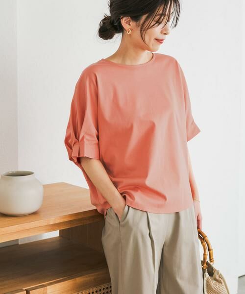 URBAN RESEARCH DOORS / アーバンリサーチ ドアーズ Tシャツ | 『仁村紗和さん着用』『UR TECH』サマシェアタックスリーブプルオーバー | 詳細6