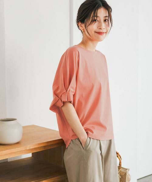 URBAN RESEARCH DOORS / アーバンリサーチ ドアーズ Tシャツ | 『仁村紗和さん着用』『UR TECH』サマシェアタックスリーブプルオーバー | 詳細7