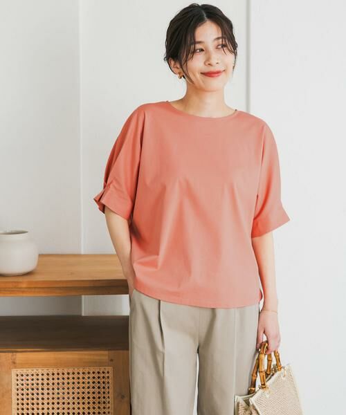 URBAN RESEARCH DOORS / アーバンリサーチ ドアーズ Tシャツ | 『仁村紗和さん着用』『UR TECH』サマシェアタックスリーブプルオーバー | 詳細8