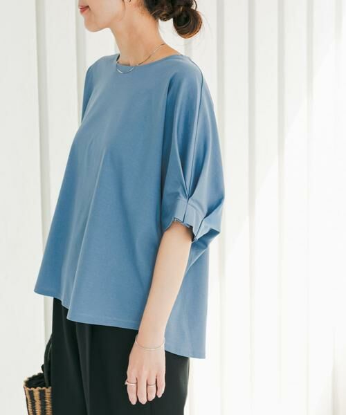 URBAN RESEARCH DOORS / アーバンリサーチ ドアーズ Tシャツ | 『仁村紗和さん着用』『UR TECH』サマシェアタックスリーブプルオーバー | 詳細21