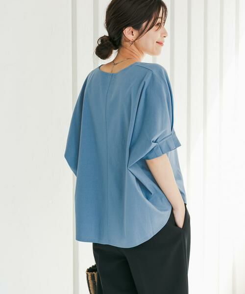 URBAN RESEARCH DOORS / アーバンリサーチ ドアーズ Tシャツ | 『仁村紗和さん着用』『UR TECH』サマシェアタックスリーブプルオーバー | 詳細23