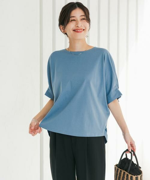 URBAN RESEARCH DOORS / アーバンリサーチ ドアーズ Tシャツ | 『仁村紗和さん着用』『UR TECH』サマシェアタックスリーブプルオーバー | 詳細25