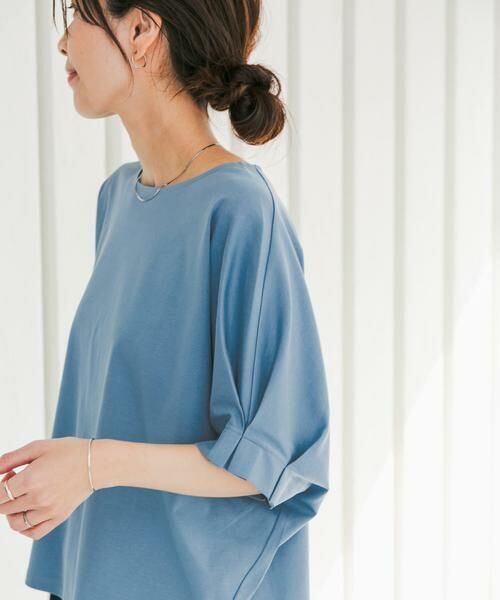 URBAN RESEARCH DOORS / アーバンリサーチ ドアーズ Tシャツ | 『仁村紗和さん着用』『UR TECH』サマシェアタックスリーブプルオーバー | 詳細26