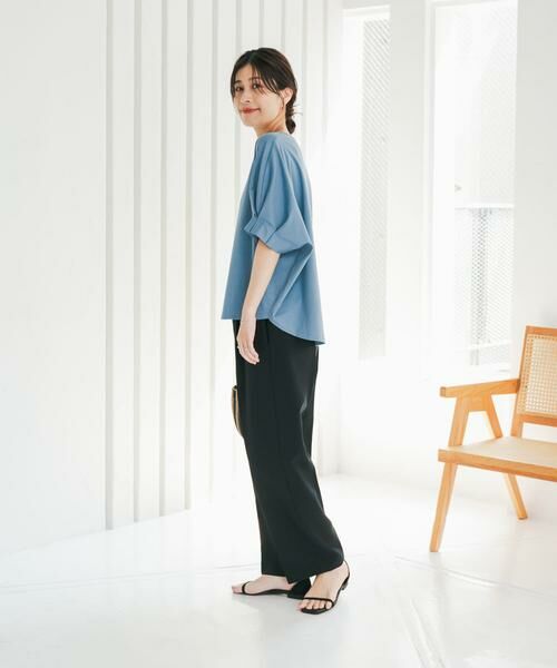 URBAN RESEARCH DOORS / アーバンリサーチ ドアーズ Tシャツ | 『仁村紗和さん着用』『UR TECH』サマシェアタックスリーブプルオーバー | 詳細29