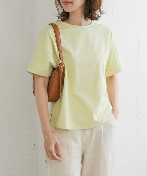 URBAN RESEARCH DOORS / アーバンリサーチ ドアーズ Tシャツ | 『UR TECH』コットンロールスリーブプルオーバー | 詳細11