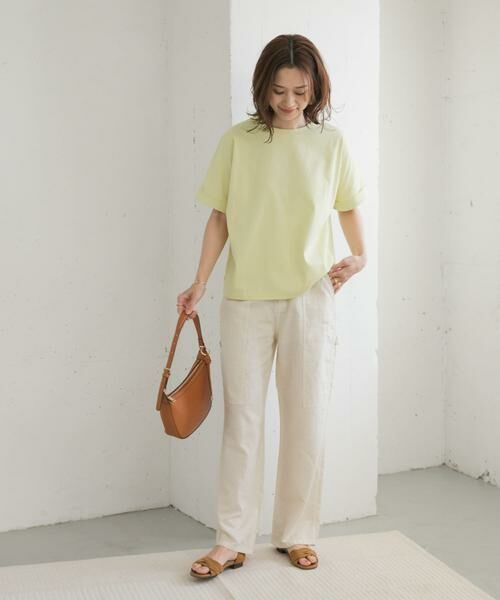 URBAN RESEARCH DOORS / アーバンリサーチ ドアーズ Tシャツ | 『UR TECH』コットンロールスリーブプルオーバー | 詳細12