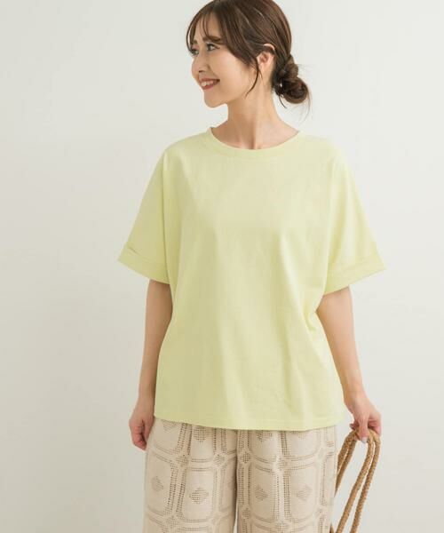 URBAN RESEARCH DOORS / アーバンリサーチ ドアーズ Tシャツ | 『UR TECH』コットンロールスリーブプルオーバー | 詳細2