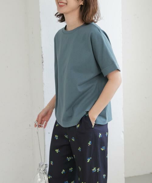 URBAN RESEARCH DOORS / アーバンリサーチ ドアーズ Tシャツ | 『UR TECH』コットンロールスリーブプルオーバー | 詳細25