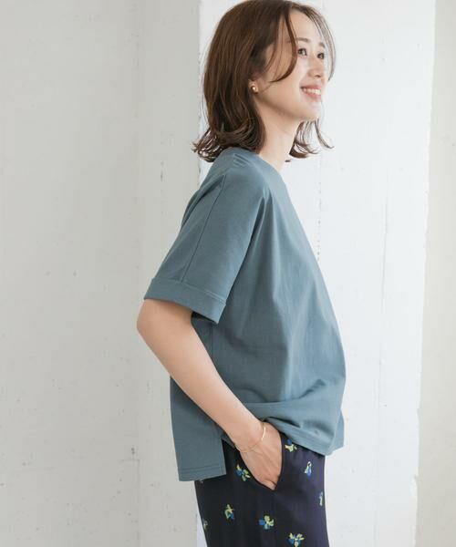 URBAN RESEARCH DOORS / アーバンリサーチ ドアーズ Tシャツ | 『UR TECH』コットンロールスリーブプルオーバー | 詳細28