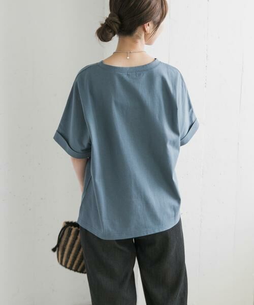 URBAN RESEARCH DOORS / アーバンリサーチ ドアーズ Tシャツ | 『UR TECH』コットンロールスリーブプルオーバー | 詳細19