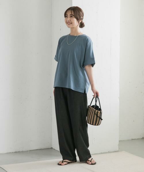 URBAN RESEARCH DOORS / アーバンリサーチ ドアーズ Tシャツ | 『UR TECH』コットンロールスリーブプルオーバー | 詳細20