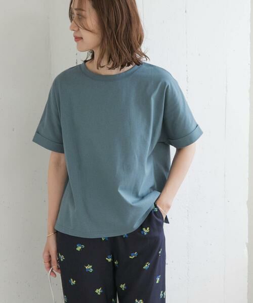 URBAN RESEARCH DOORS / アーバンリサーチ ドアーズ Tシャツ | 『UR TECH』コットンロールスリーブプルオーバー | 詳細22