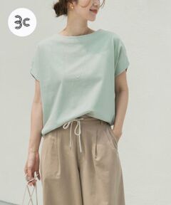 URBAN RESEARCH DOORS / アーバンリサーチ ドアーズ Tシャツ | ドライコットンボートネックプルオーバー