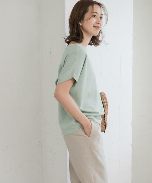 URBAN RESEARCH DOORS / アーバンリサーチ ドアーズ Tシャツ | ドライコットンボートネックプルオーバー | 詳細10