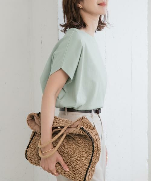 URBAN RESEARCH DOORS / アーバンリサーチ ドアーズ Tシャツ | ドライコットンボートネックプルオーバー | 詳細11