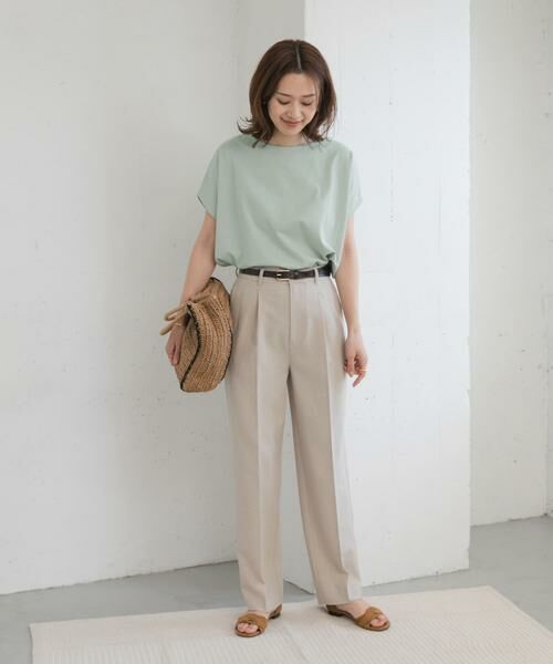 URBAN RESEARCH DOORS / アーバンリサーチ ドアーズ Tシャツ | ドライコットンボートネックプルオーバー | 詳細13