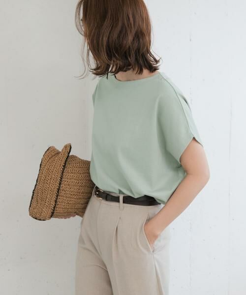 URBAN RESEARCH DOORS / アーバンリサーチ ドアーズ Tシャツ | ドライコットンボートネックプルオーバー | 詳細7