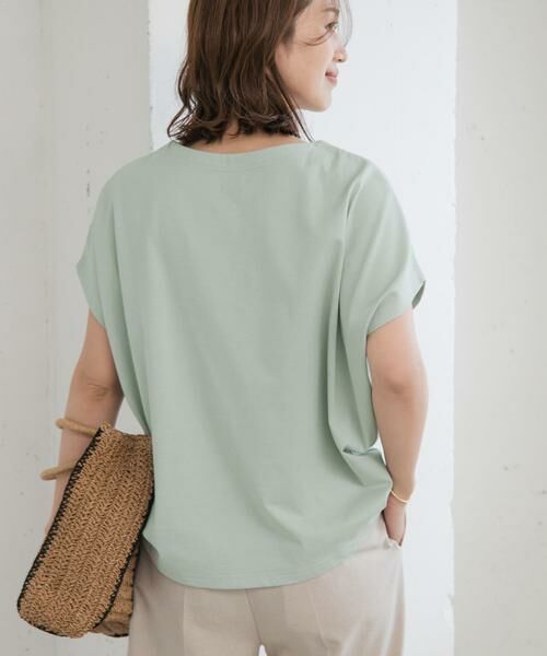 URBAN RESEARCH DOORS / アーバンリサーチ ドアーズ Tシャツ | ドライコットンボートネックプルオーバー | 詳細8