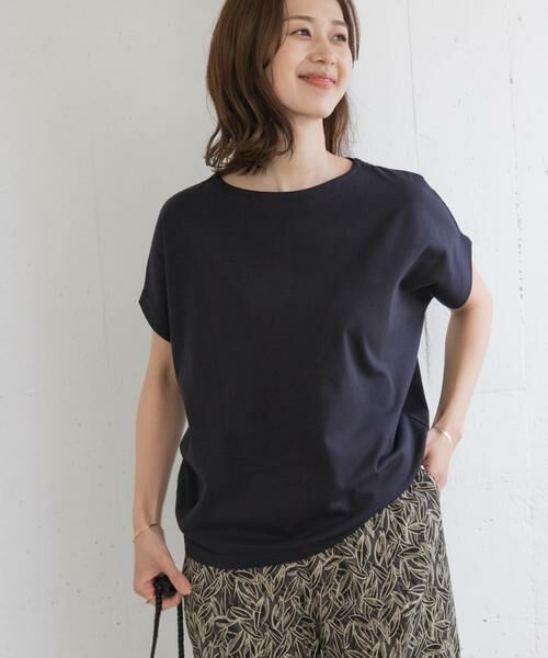 URBAN RESEARCH DOORS / アーバンリサーチ ドアーズ Tシャツ | ドライコットンボートネックプルオーバー | 詳細27