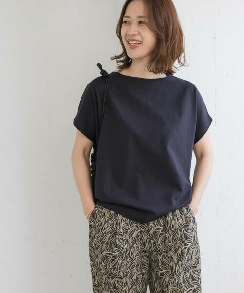 URBAN RESEARCH DOORS / アーバンリサーチ ドアーズ Tシャツ | ドライコットンボートネックプルオーバー | 詳細28