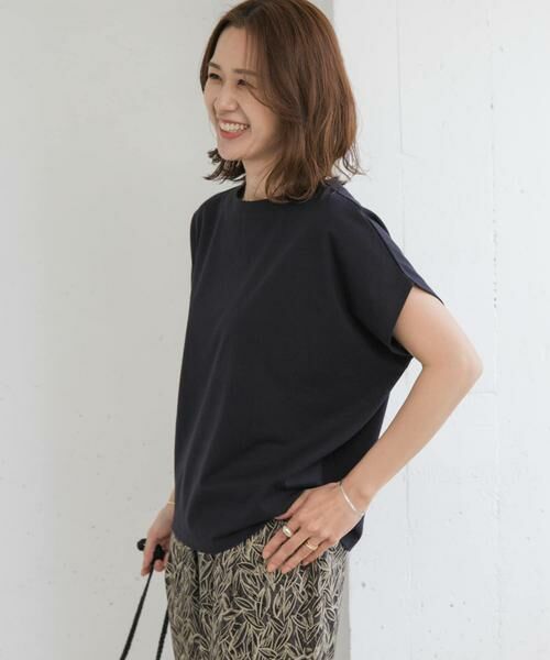 URBAN RESEARCH DOORS / アーバンリサーチ ドアーズ Tシャツ | ドライコットンボートネックプルオーバー | 詳細29