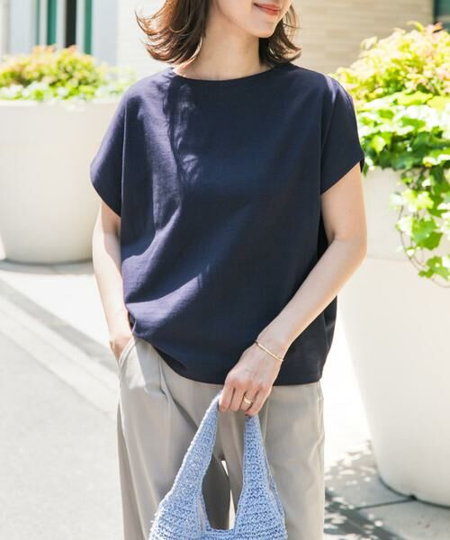 URBAN RESEARCH DOORS / アーバンリサーチ ドアーズ Tシャツ | ドライコットンボートネックプルオーバー | 詳細21