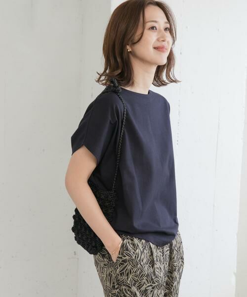 URBAN RESEARCH DOORS / アーバンリサーチ ドアーズ Tシャツ | ドライコットンボートネックプルオーバー | 詳細25