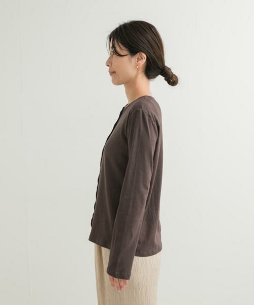URBAN RESEARCH DOORS / アーバンリサーチ ドアーズ カーディガン・ボレロ | コットンリネンカットカーディガン | 詳細11