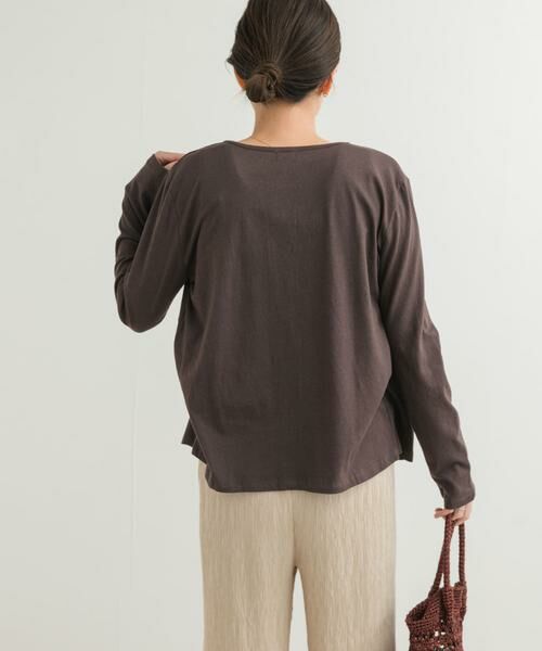 URBAN RESEARCH DOORS / アーバンリサーチ ドアーズ カーディガン・ボレロ | コットンリネンカットカーディガン | 詳細2