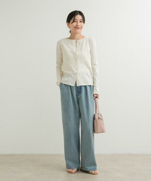 URBAN RESEARCH DOORS / アーバンリサーチ ドアーズ カーディガン・ボレロ | コットンリネンカットカーディガン | 詳細25