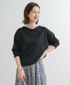 URBAN RESEARCH DOORS / アーバンリサーチ ドアーズ Tシャツ | 『UR GREEN』ミニ裏毛ラグランプルオーバー