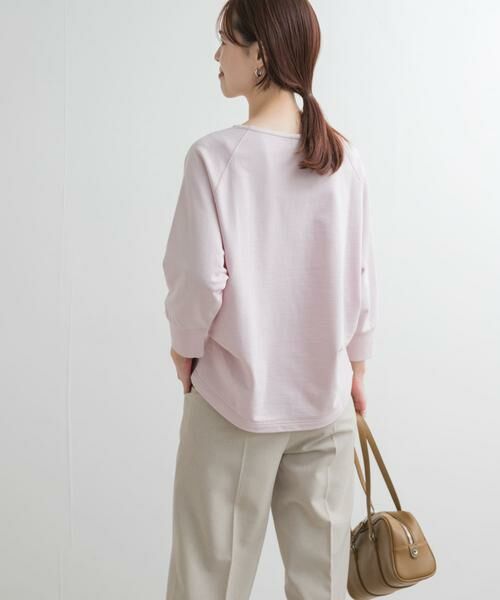 URBAN RESEARCH DOORS / アーバンリサーチ ドアーズ Tシャツ | 『UR GREEN』ミニ裏毛ラグランプルオーバー | 詳細3