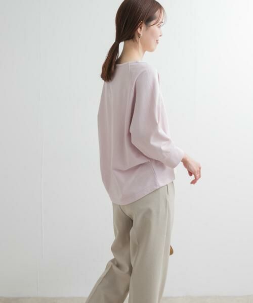 URBAN RESEARCH DOORS / アーバンリサーチ ドアーズ Tシャツ | 『UR GREEN』ミニ裏毛ラグランプルオーバー | 詳細4