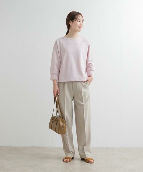 URBAN RESEARCH DOORS / アーバンリサーチ ドアーズ Tシャツ | 『UR GREEN』ミニ裏毛ラグランプルオーバー | 詳細6