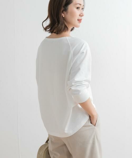 URBAN RESEARCH DOORS / アーバンリサーチ ドアーズ Tシャツ | 『UR GREEN』ミニ裏毛ラグランプルオーバー | 詳細24