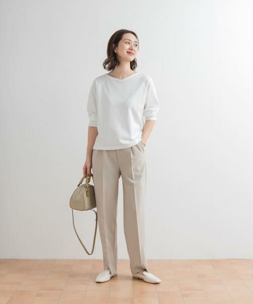 URBAN RESEARCH DOORS / アーバンリサーチ ドアーズ Tシャツ | 『UR GREEN』ミニ裏毛ラグランプルオーバー | 詳細26