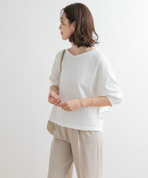 URBAN RESEARCH DOORS / アーバンリサーチ ドアーズ Tシャツ | 『UR GREEN』ミニ裏毛ラグランプルオーバー | 詳細16