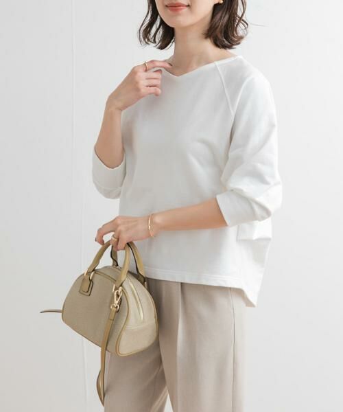 URBAN RESEARCH DOORS / アーバンリサーチ ドアーズ Tシャツ | 『UR GREEN』ミニ裏毛ラグランプルオーバー | 詳細18