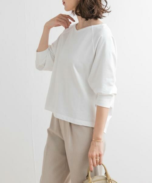 URBAN RESEARCH DOORS / アーバンリサーチ ドアーズ Tシャツ | 『UR GREEN』ミニ裏毛ラグランプルオーバー | 詳細20