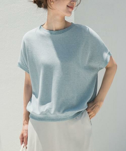 URBAN RESEARCH DOORS / アーバンリサーチ ドアーズ Tシャツ | タックフライスフレンチTシャツ | 詳細1