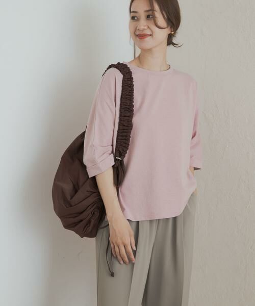 URBAN RESEARCH DOORS / アーバンリサーチ ドアーズ Tシャツ | 『UR TECH』ドルマンロールスリーブTシャツ | 詳細4