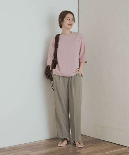 URBAN RESEARCH DOORS / アーバンリサーチ ドアーズ Tシャツ | 『UR TECH』ドルマンロールスリーブTシャツ | 詳細6