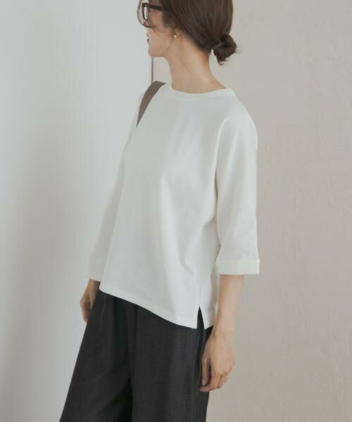 URBAN RESEARCH DOORS / アーバンリサーチ ドアーズ Tシャツ | 『UR TECH』ドルマンロールスリーブTシャツ | 詳細11